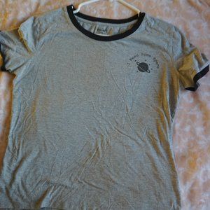 Tee Shirt "I need some space"Grey and Black Tumblr